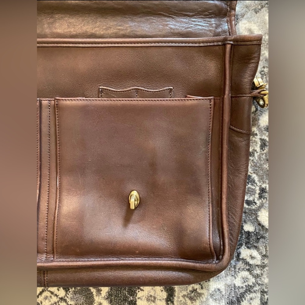 Vintage Coach Prescott Briefcase Messenger Computer Bag - Picture 3 of 12